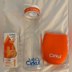 Cirkul water bottle, cover, and cartridge